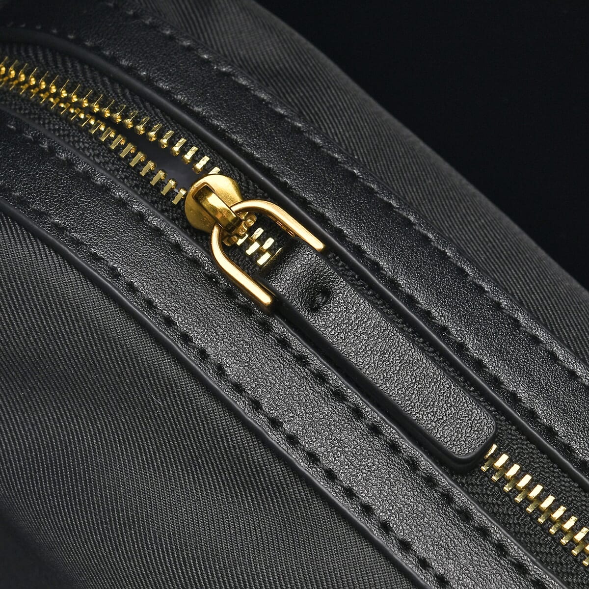 Italy Retro Noble Collection Black Genuine Leather Hobo Shoulder Bag with Shoulder Strap image number 5