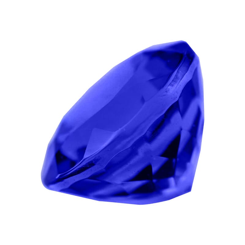 Certified & Appraised AAAA Tanzanite Set of 2 (Rnd 6 mm) 2.00 ctw