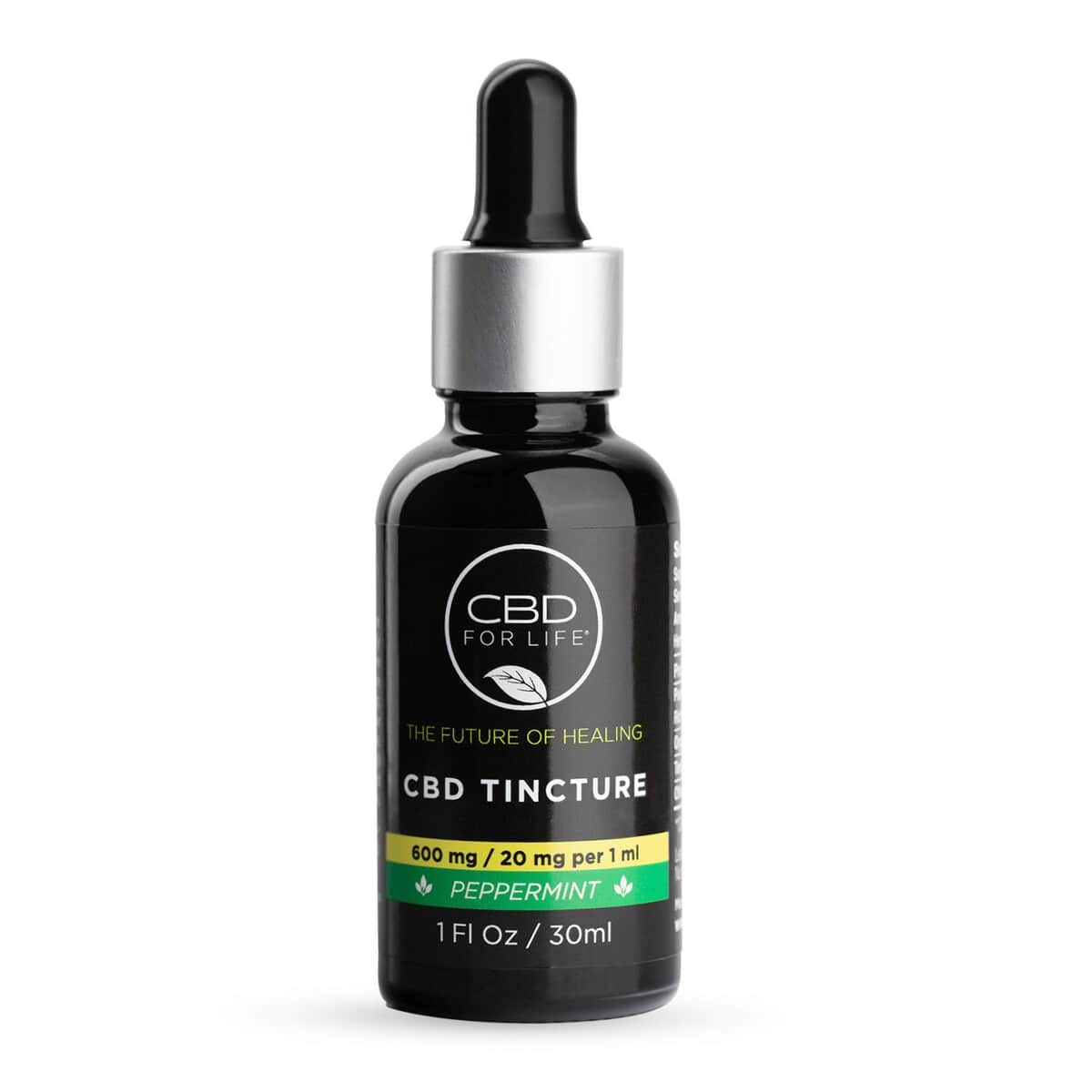 CBD For Life 600mg Peppermint Tincture - 1 fl oz image number 0