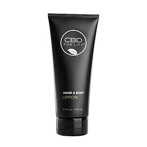 CBD For Life Hand and Body Lotion - 100 mg CBD - 6.7 fl oz, Maximum Moisturizing Lotion For Long Lasting Protection from Dryness Suitable For All Skin Type