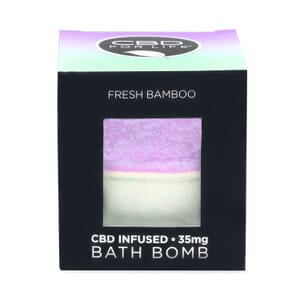 CBD For Life Bamboo Bath Bomb - 35 mg CBD
