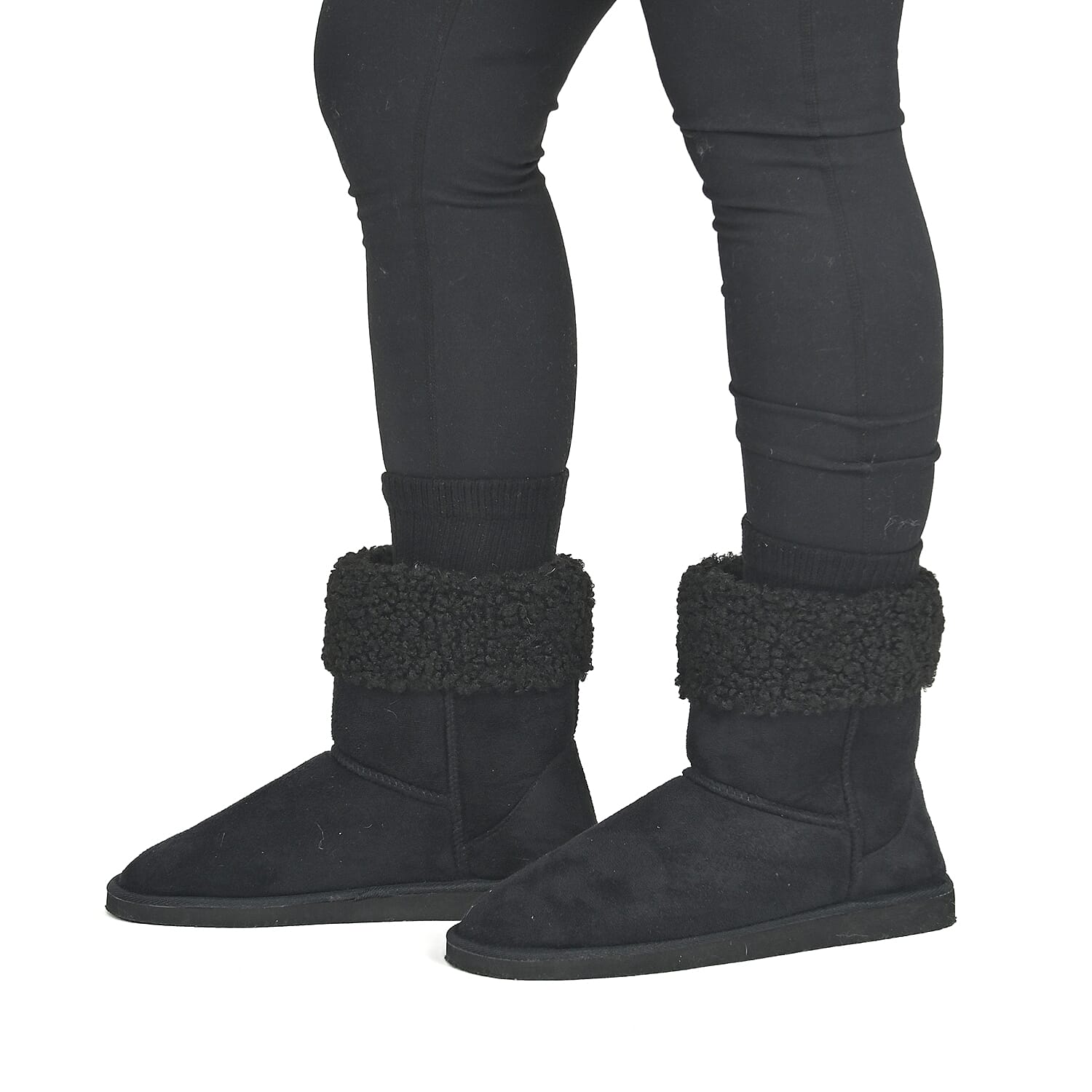 Chatz Women's Winter Boot, Stylish And Comfortable Ankle Length Slip On Boots For Women - Black (Size 6.00)