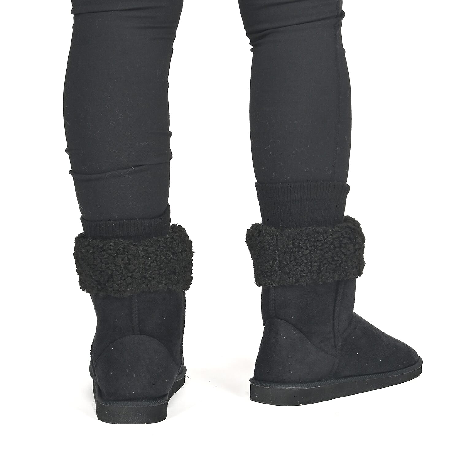 Chatz Women's Winter Boot, Stylish And Comfortable Ankle Length Slip On Boots For Women - Black (Size 6.00)