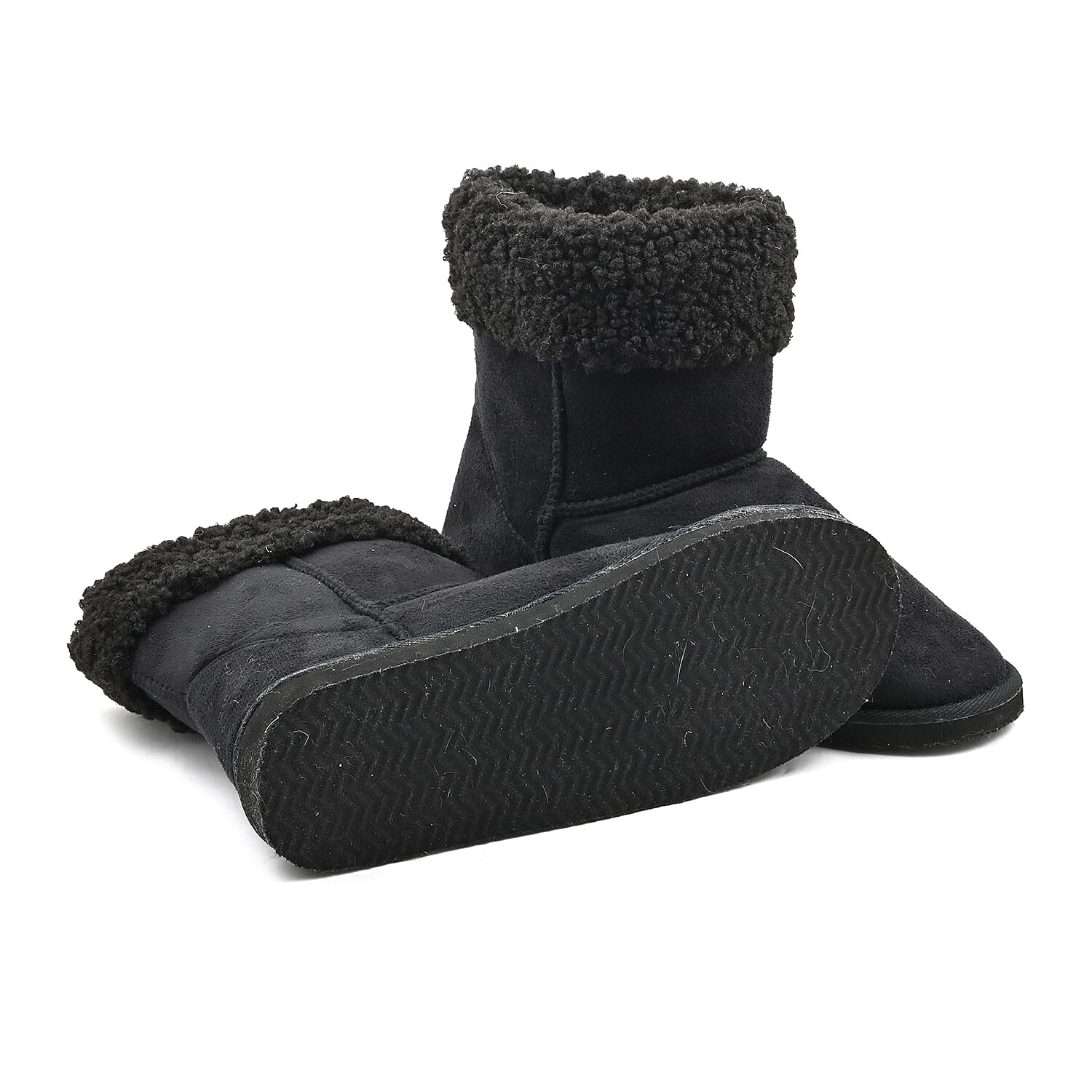 Chatz Women's Winter Boot, Stylish And Comfortable Ankle Length Slip On Boots For Women - Black (Size 6.00)