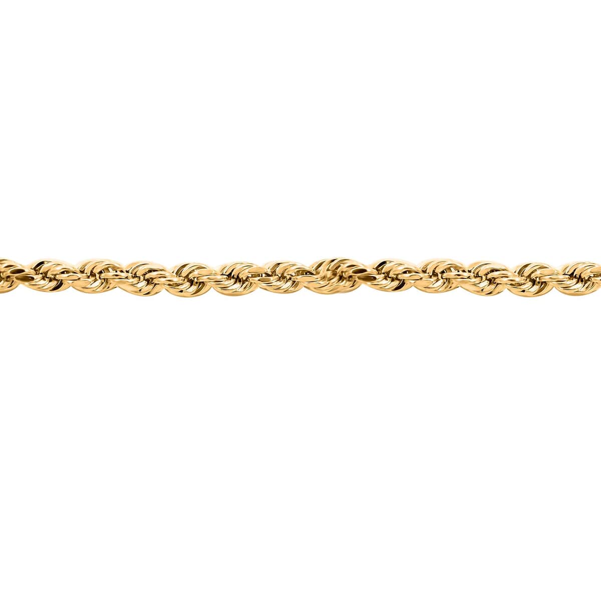 3mm Rope Chain Bracelet in 14K Yellow Gold 2.50 Grams (7.50 In) image number 2