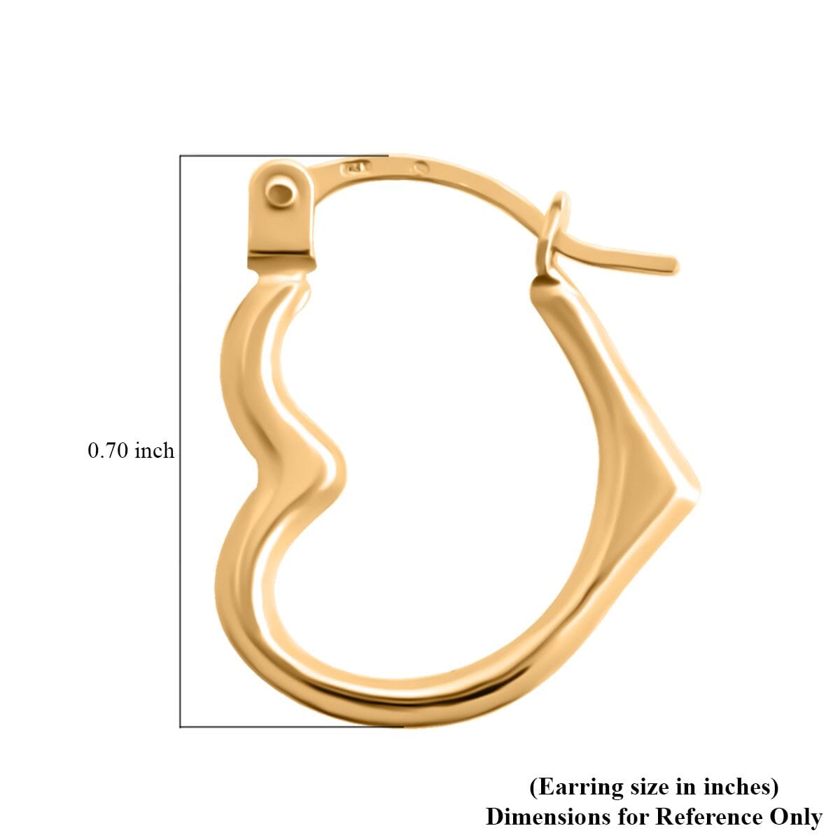 14K Yellow Gold Hoop Earrings 0.32 Grams image number 4