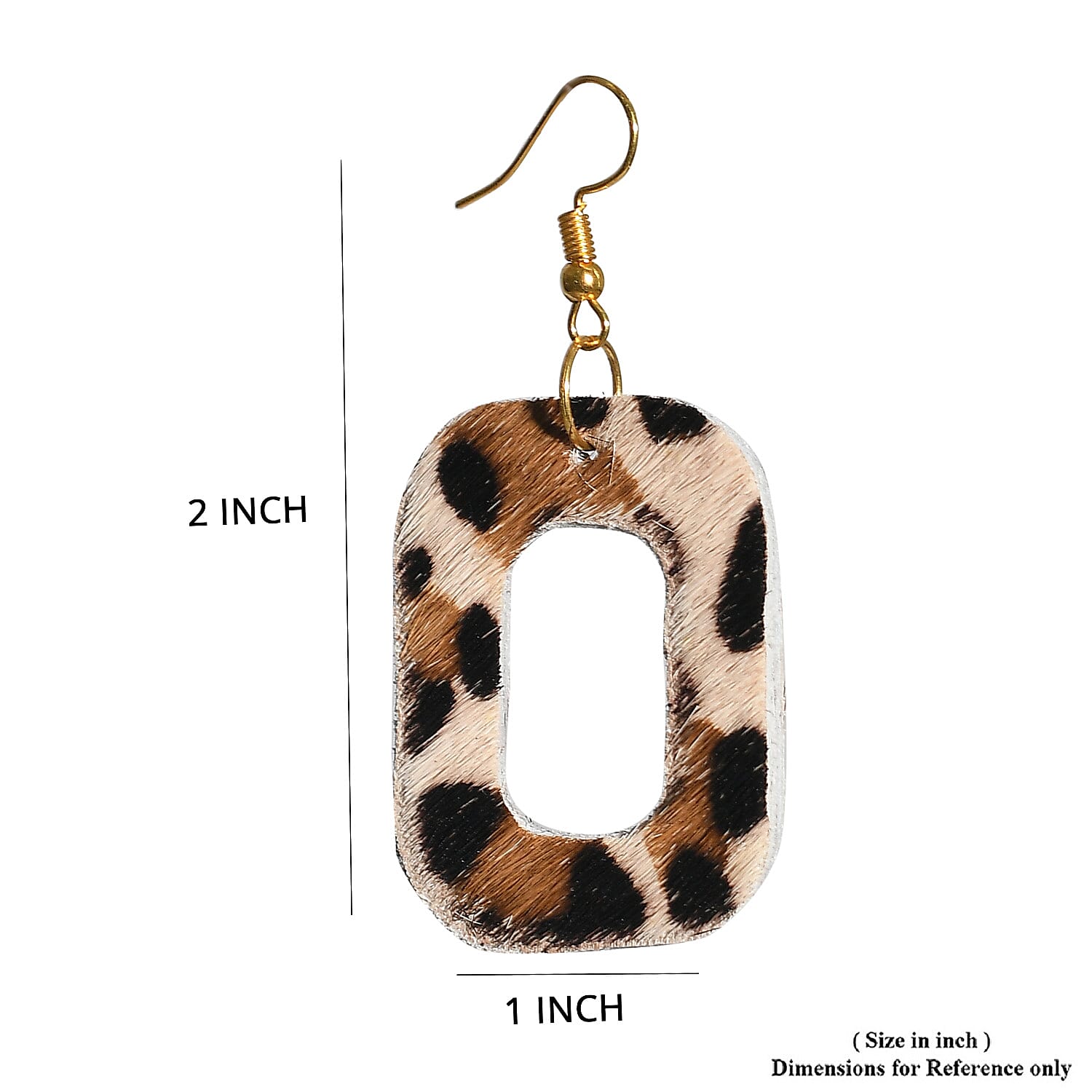 Mauve Genuine Leather Leopard Print RFID Messenger Sling Bag with Fringes and Leather Earrings