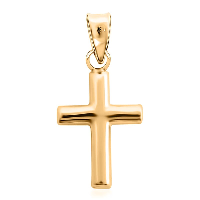 14K Yellow Gold Cross Pendant without Chain 0.28 Grams
