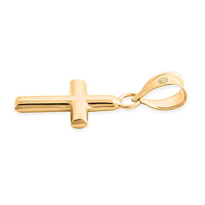 14K Yellow Gold Cross Pendant without Chain 0.28 Grams