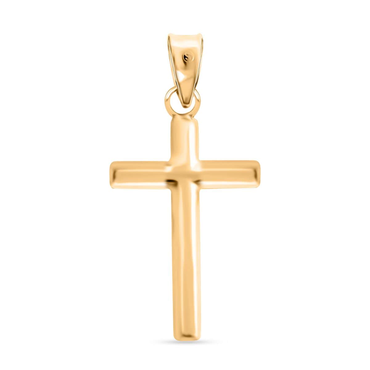 14K Yellow Gold Cross Pendant (0.33g) image number 0