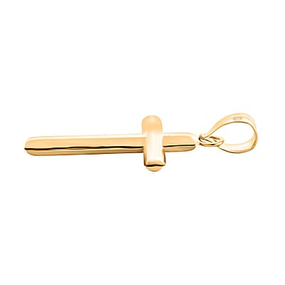 14K Yellow Gold Cross Pendant (0.33g)