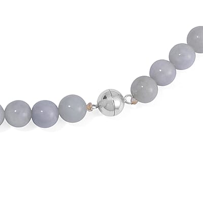 Natural Jade Carved Dragon Beaded Necklace 20 Inches in Rhodium Over Sterling Silver 308.00 ctw