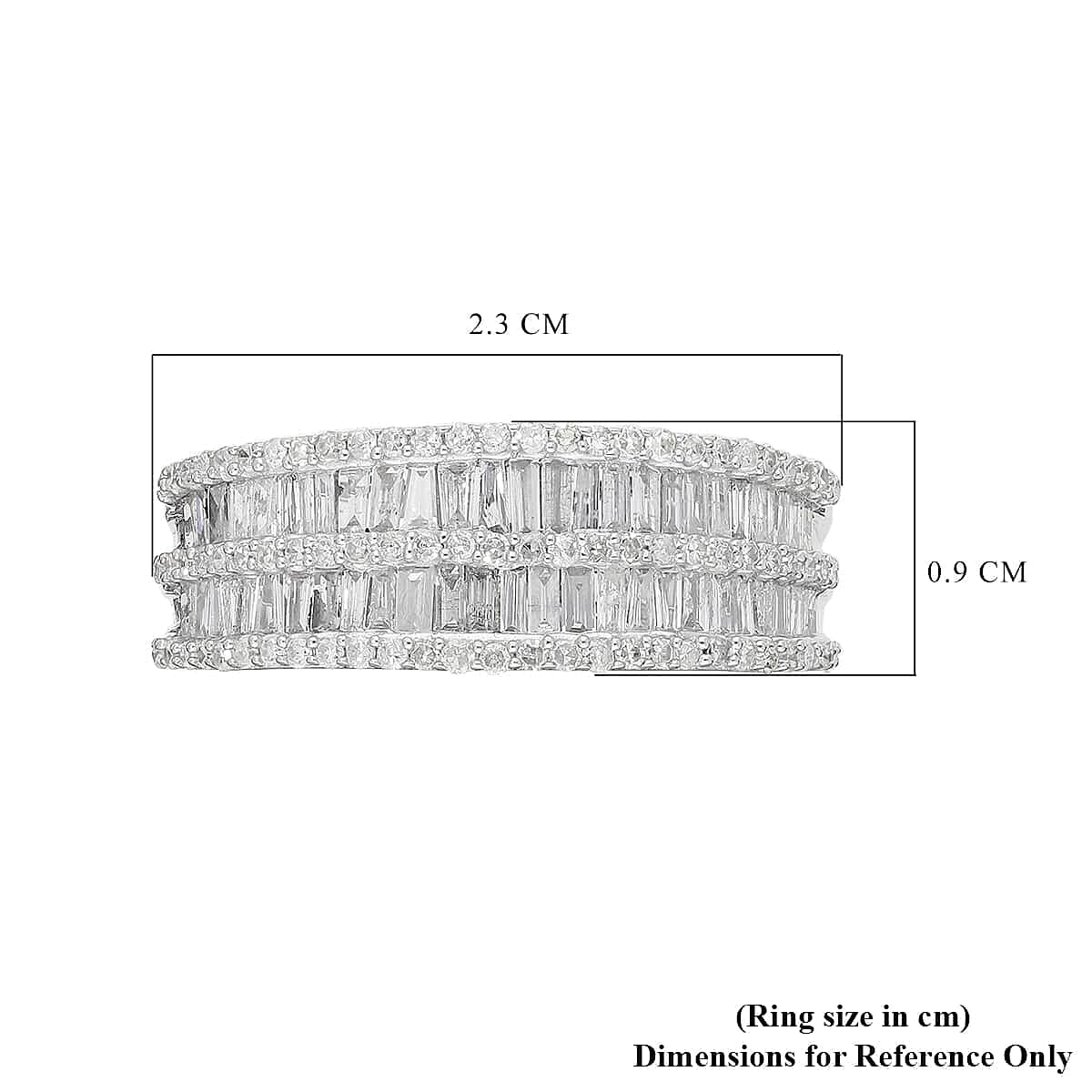 SGL Certified G-H I3 Diamond 1.00 ctw Ring in 10K White Gold (Size 8.5) 4 Grams image number 5