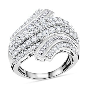 10K White Gold G-H I3 Diamond Ring (Size 7.5) 7.35 Grams 2.00 ctw