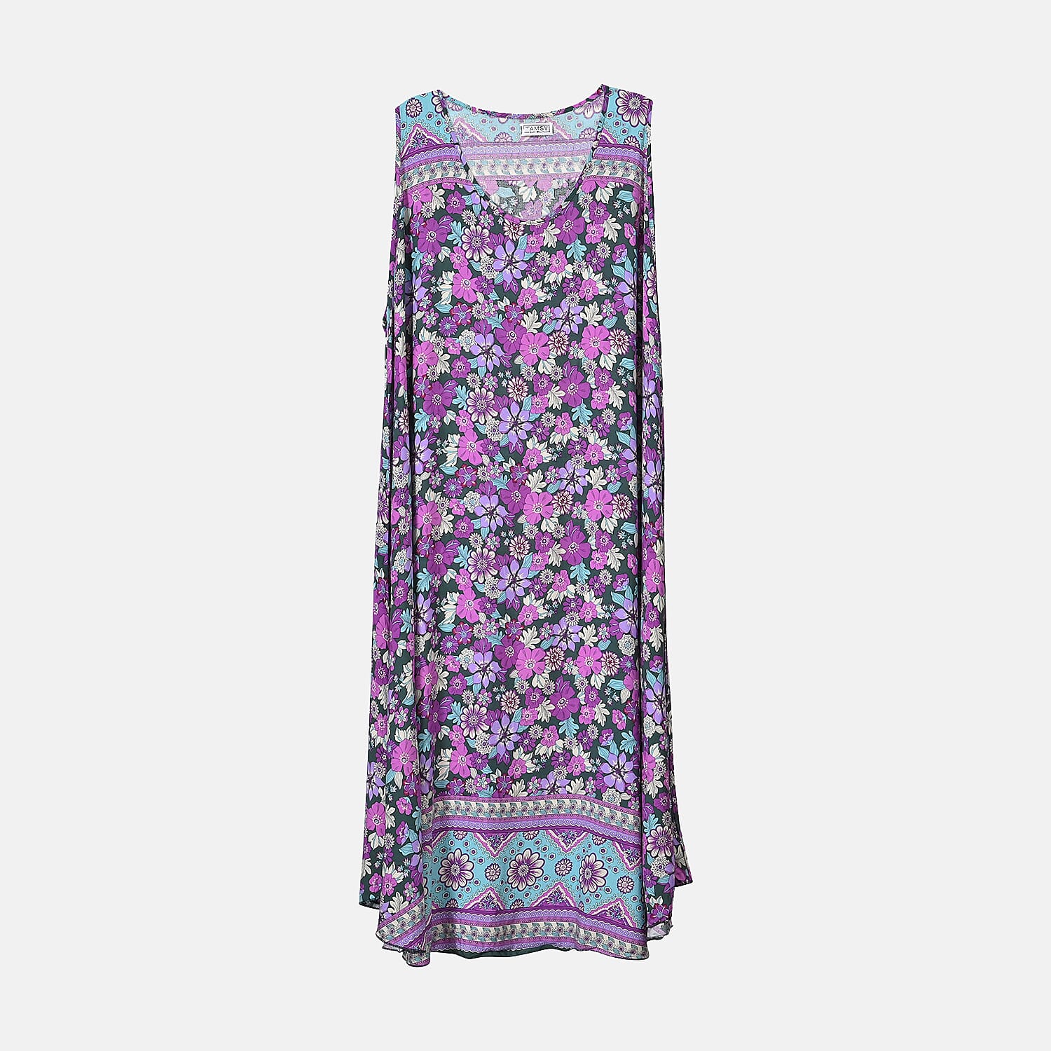 Purple Floral Print - Product card gallery slide 1 (9431971102975)