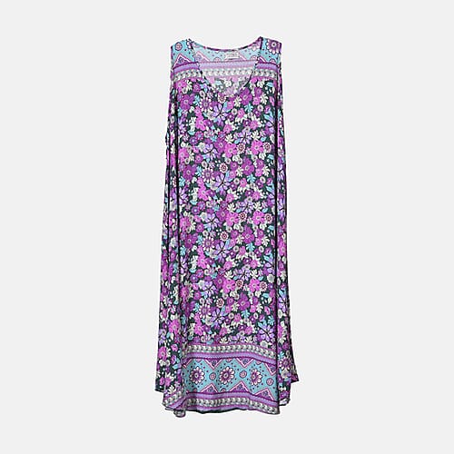 Purple Floral Print - Product card gallery slide 1 (9431971102975)