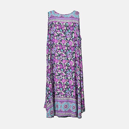 Purple Floral Print - Product card gallery slide 2 (9431971102975)