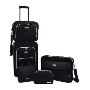 Karriage-Mate 5pc Softside Luggage Set -Black