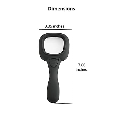 Closeout Total Vision LED Magnifying Glass - Black