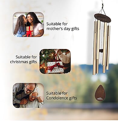 Closeout B and G Sales Metal Wind Chime in Silvertone