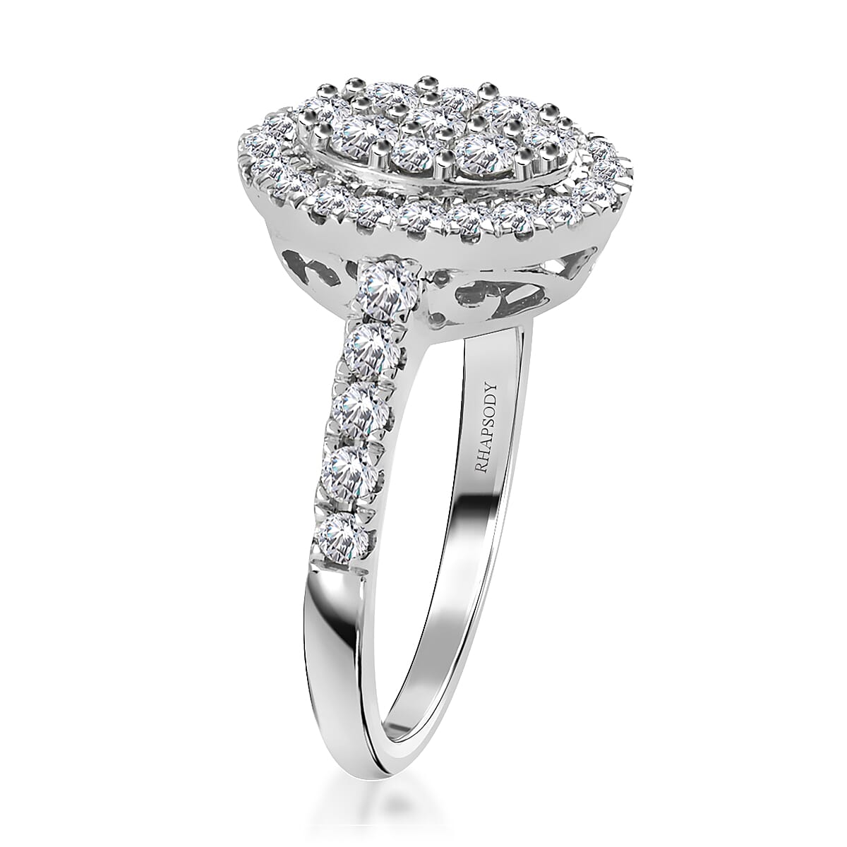 Luxoro 14K White and Yellow Gold Natural Yellow and White Diamond I3 Ring (Size 5.0) 5.30 Grams 2.00 ctw image number 2