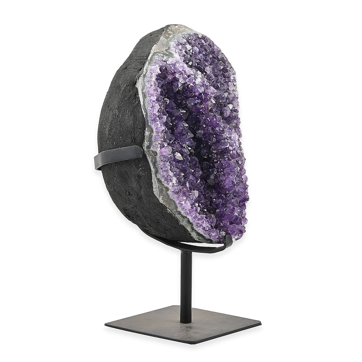 Amethyst with Metal Stand Approx 27215ctw image number 2