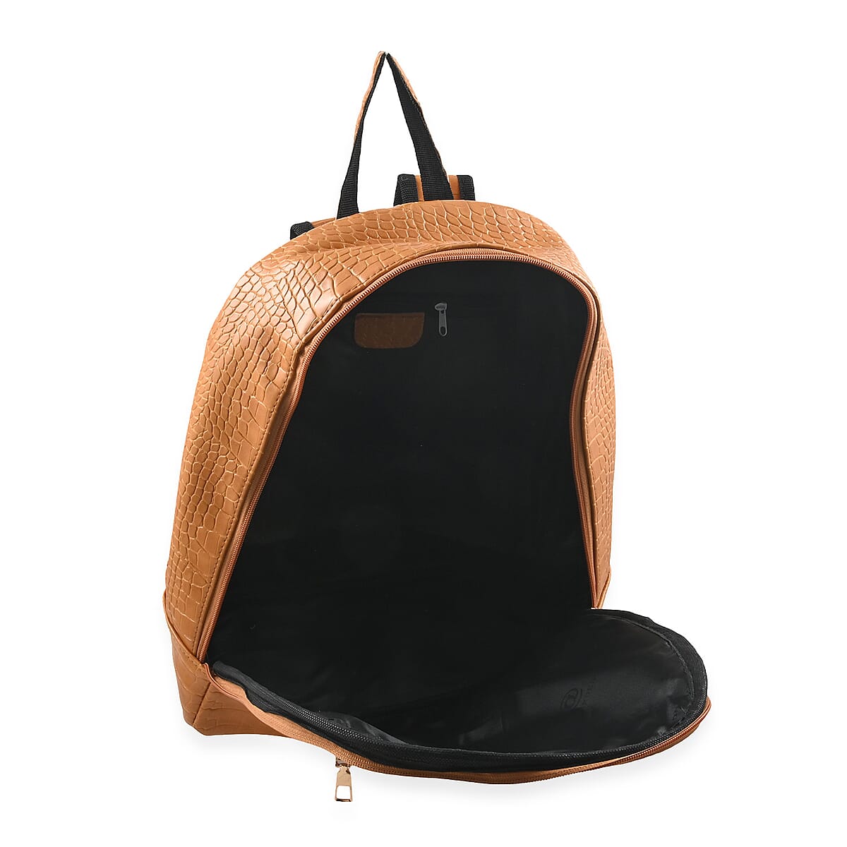 Set of 2pcs Faux Leather Duffle Bag and Backpack image number 4