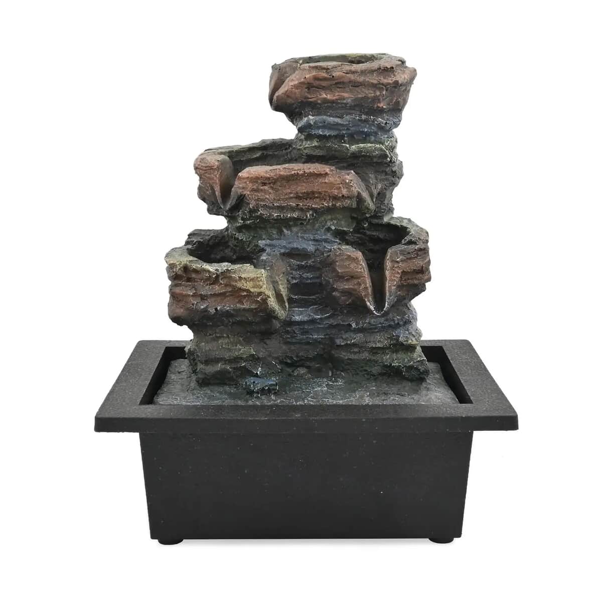 Brown Polyresin Rock Fountain image number 0