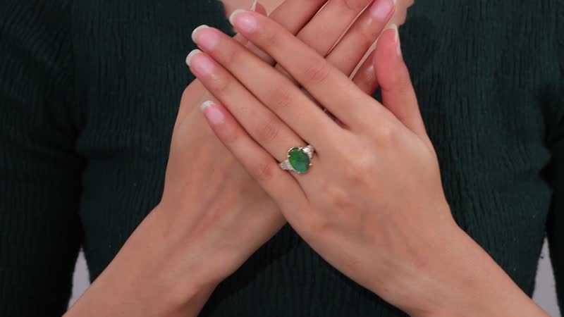 Luxoro 10K Yellow Gold Canadian Ammolite, Diamond (G-H, I2) (0.20 cts) Ring (Size 10.0) 3.60 ctw