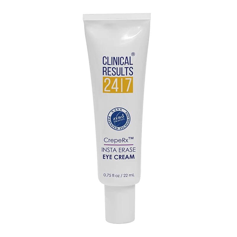 Clinical Results CrepeRx Insta Erase Eye Cream For Fine Lines And Wrinkles Reduction, Lightweight Eye Cream For All Skin Types 0.75 oz