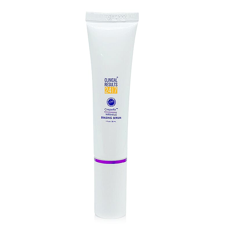 Clinical Results CrepeRx Wrinkle Erasing Serum, Face Serum For Plumping and Wrinke Free Skin Ideal For All Skin Types 1oz