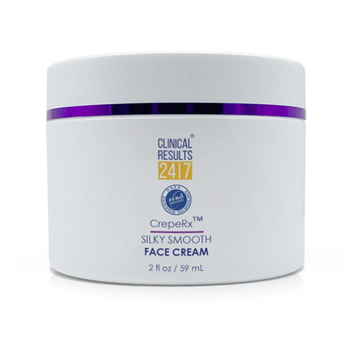 Clinical Results CrepeRx Silky Smooth Face Cream To Reduce Fine-Lines & Wrinkles, Face Cream Ideal For All Skin Types 2oz image number 0