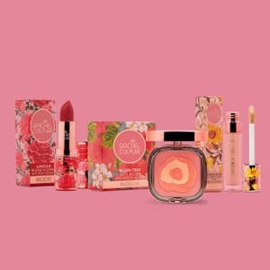 Rachel Couture Makeup Essentials Set of Light Concealer Correcteur Mood Lipstick And Blush, Vegan Matte Finish Cruelty-Free Makeup Set of 3 Products For All Skin Types