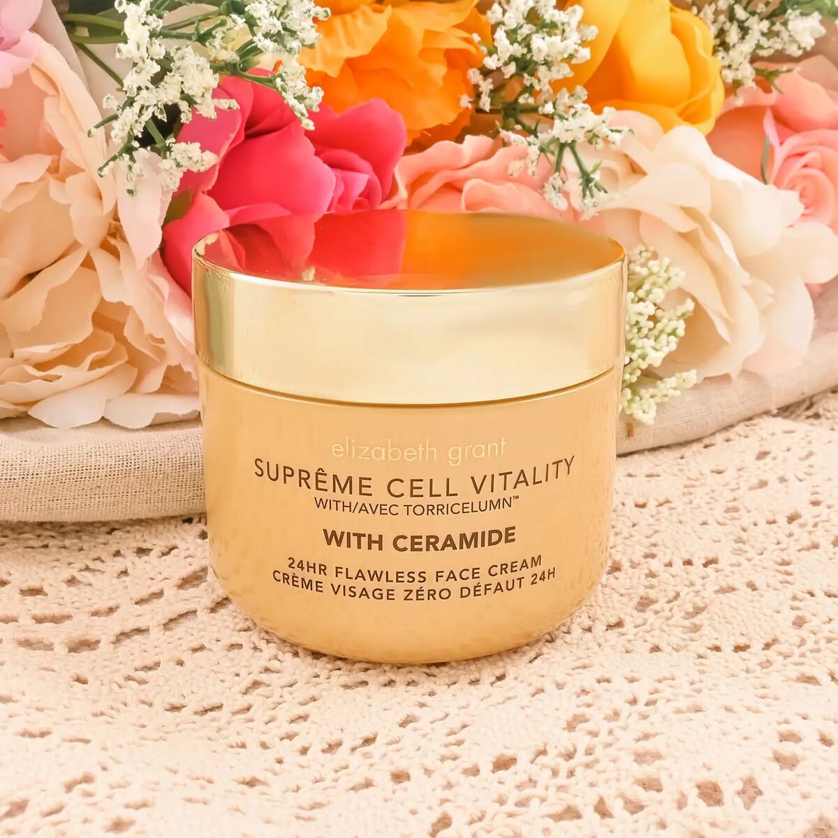 Elizabeth Grant Supreme Cell Vitality 24HR Flawless Face Cream with Ceramide 6.7 oz, Anti Aging Face Cream For All Skin Types image number 0