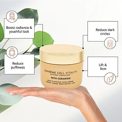Elizabeth Grant Supreme Cell Vitality 24HR Flawless Face Cream with Ceramide 6.7 oz