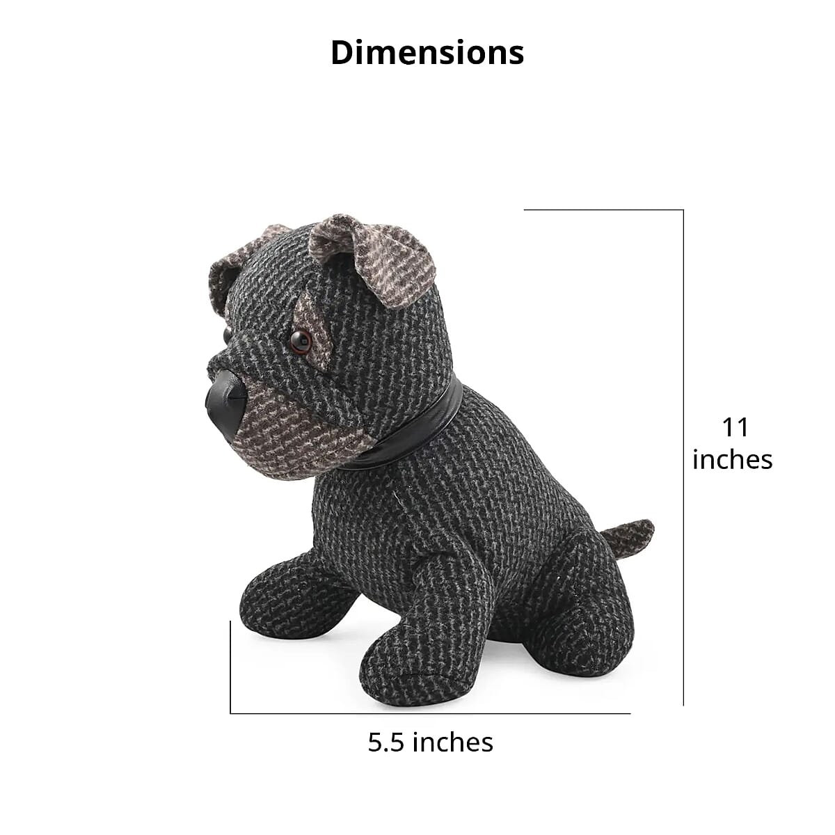 Closeout Morgan Home Dog Door Stopper 11 Inch image number 5