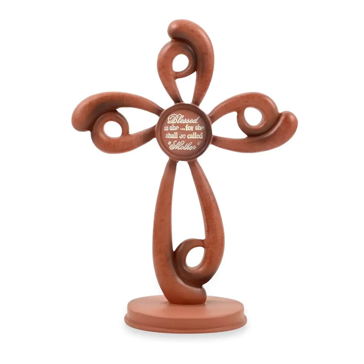 Dickson's Tabletop Cross Figurine For Gifts Home Decoration, Resin Cross Statue, Decorative Cross For Home, Office, Tabletop, Kitchen -Mother Blessed 6.75 image number 0