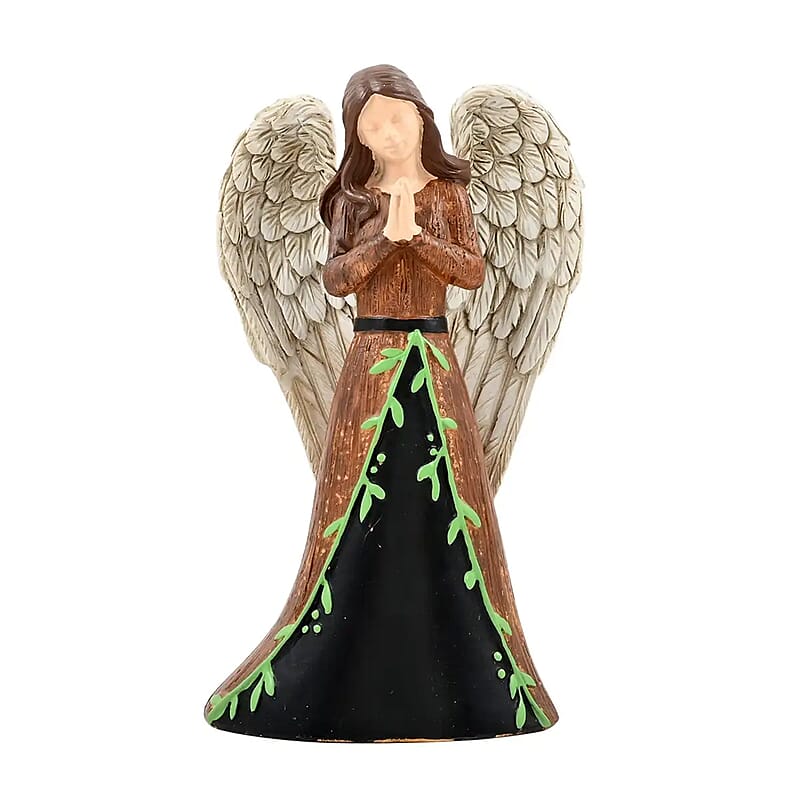 Closeout Dickson's Resin Angel Figurine For Gifts Home Decoration, Praying Angel Statue, Decorative Figurines For Home, Office, Tabletop, Kitchen-Grace 6.25