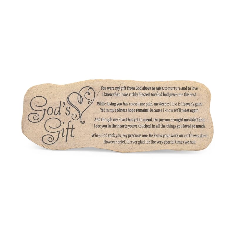 Dickson's Resin Stepping Stone -God's Gift 12.5 X 4.75