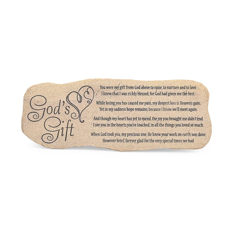 Dickson's Resin Stepping Stone -God's Gift 12.5 X 4.75