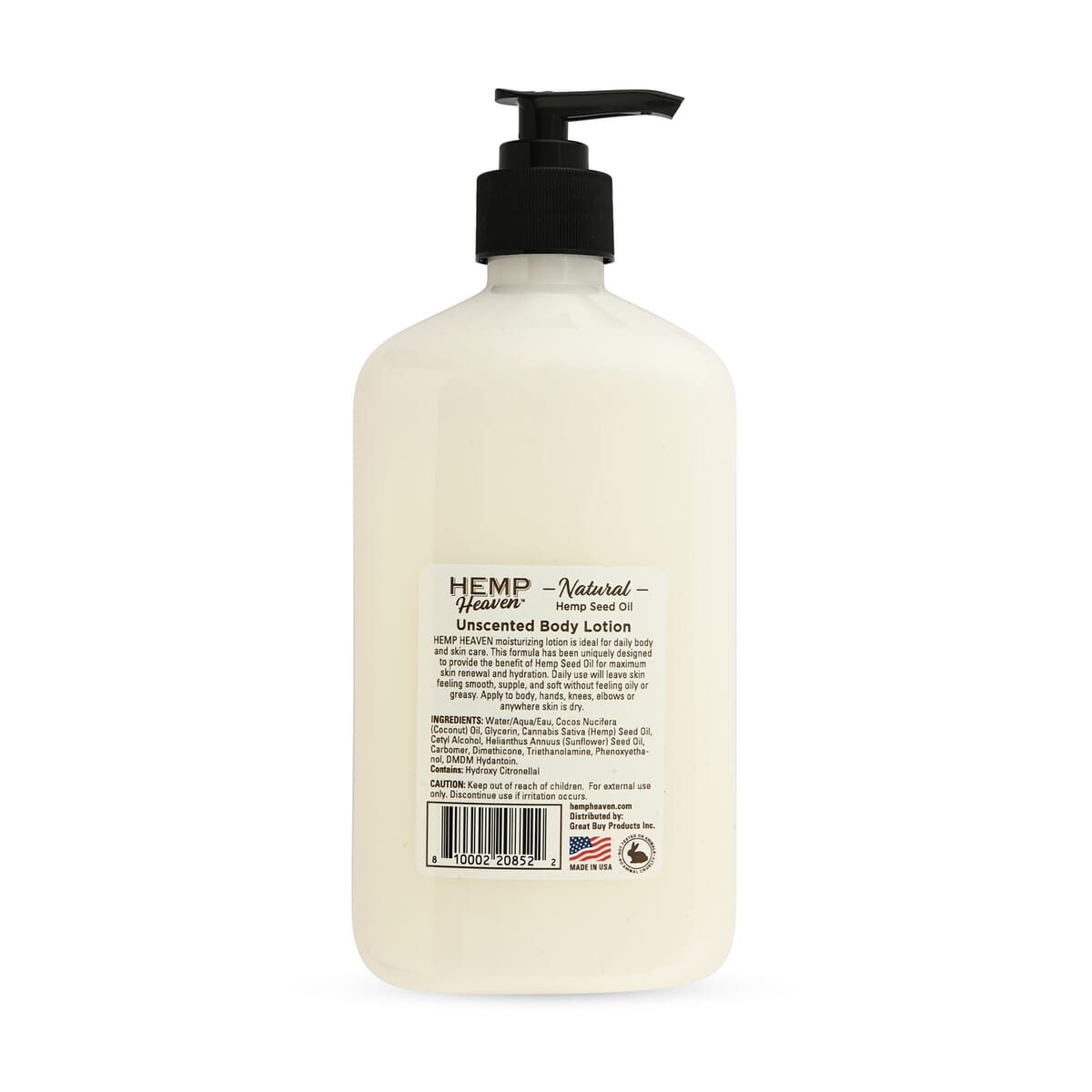 Hemp Heaven Tea Tree Lotion 18oz image number 2