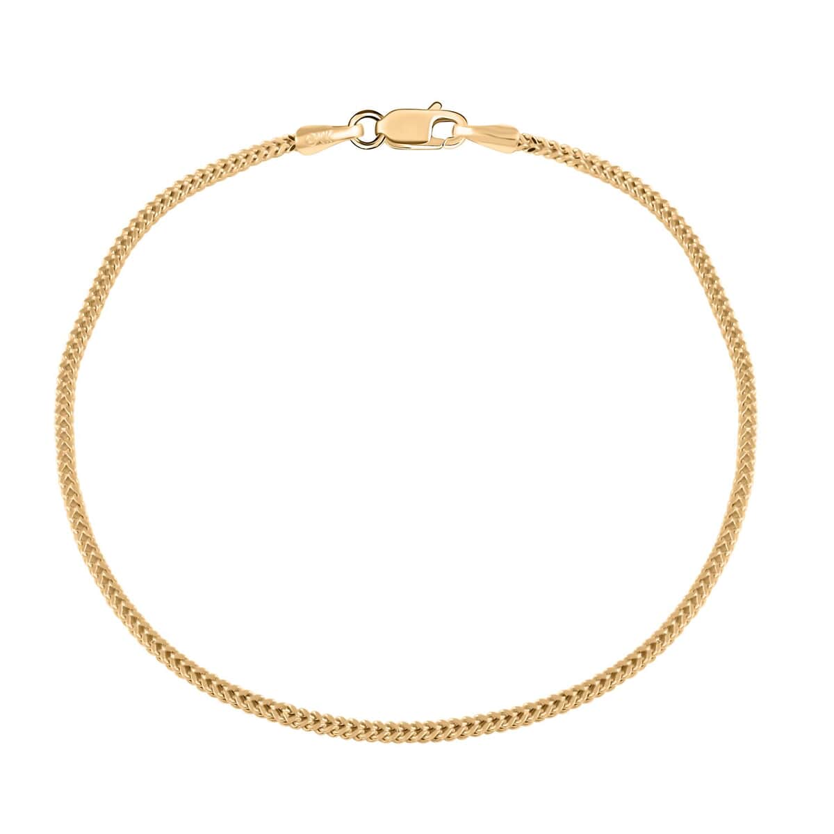 10K Yellow Gold 1.5mm Franco Chain Bracelet (7.00 In) 1.10 Grams image number 0