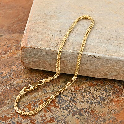 10K Yellow Gold 1.5mm Franco Chain Bracelet (7.00 In) 1.10 Grams