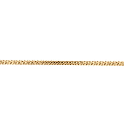 10K Yellow Gold 1.5mm Franco Chain Bracelet (7.00 In) 1.10 Grams