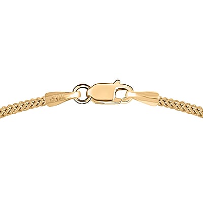 10K Yellow Gold 1.5mm Franco Chain Bracelet (7.00 In) 1.10 Grams
