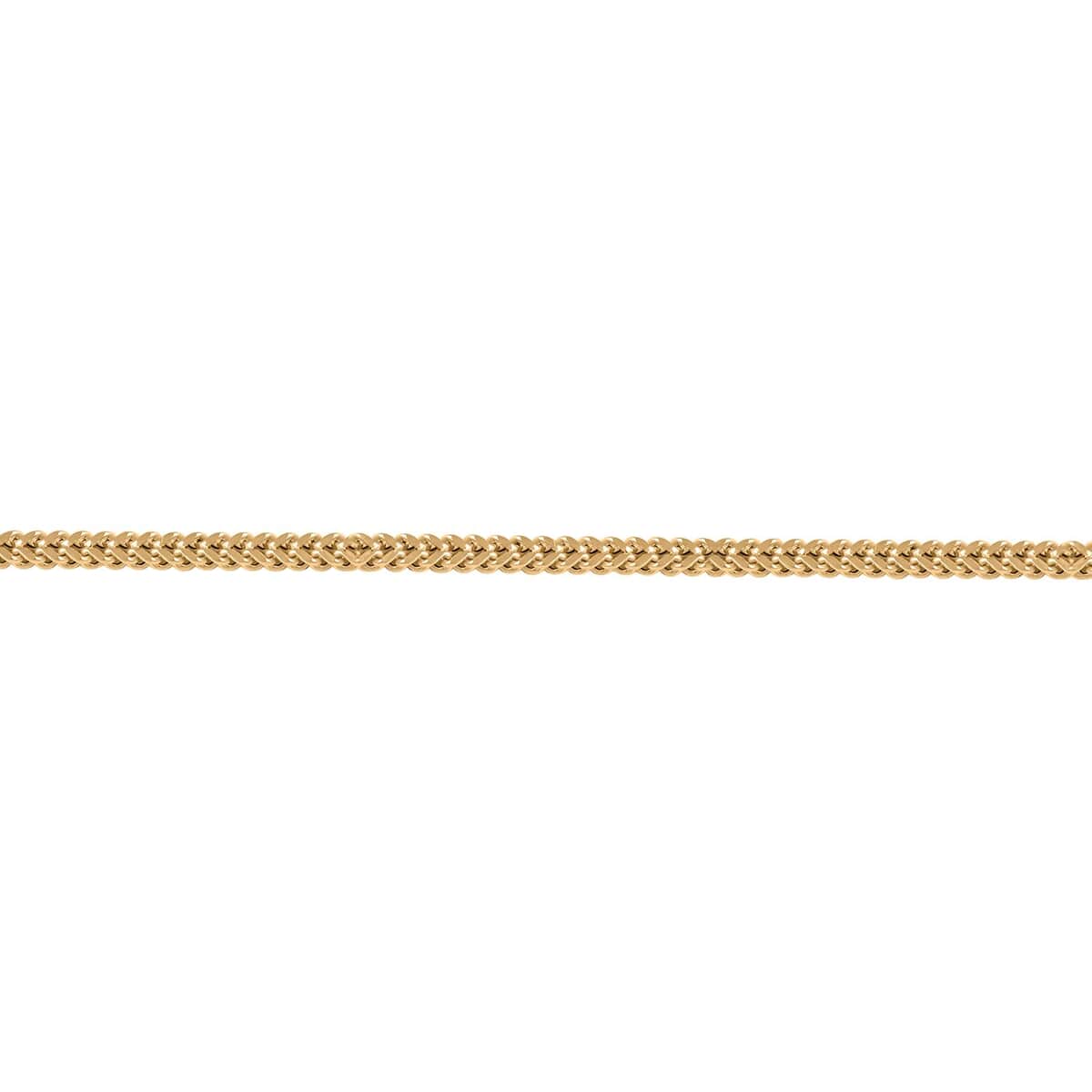 1.5mm Franco Chain Bracelet in 10K Yellow Gold (8.00 In) 1.10 Grams image number 2