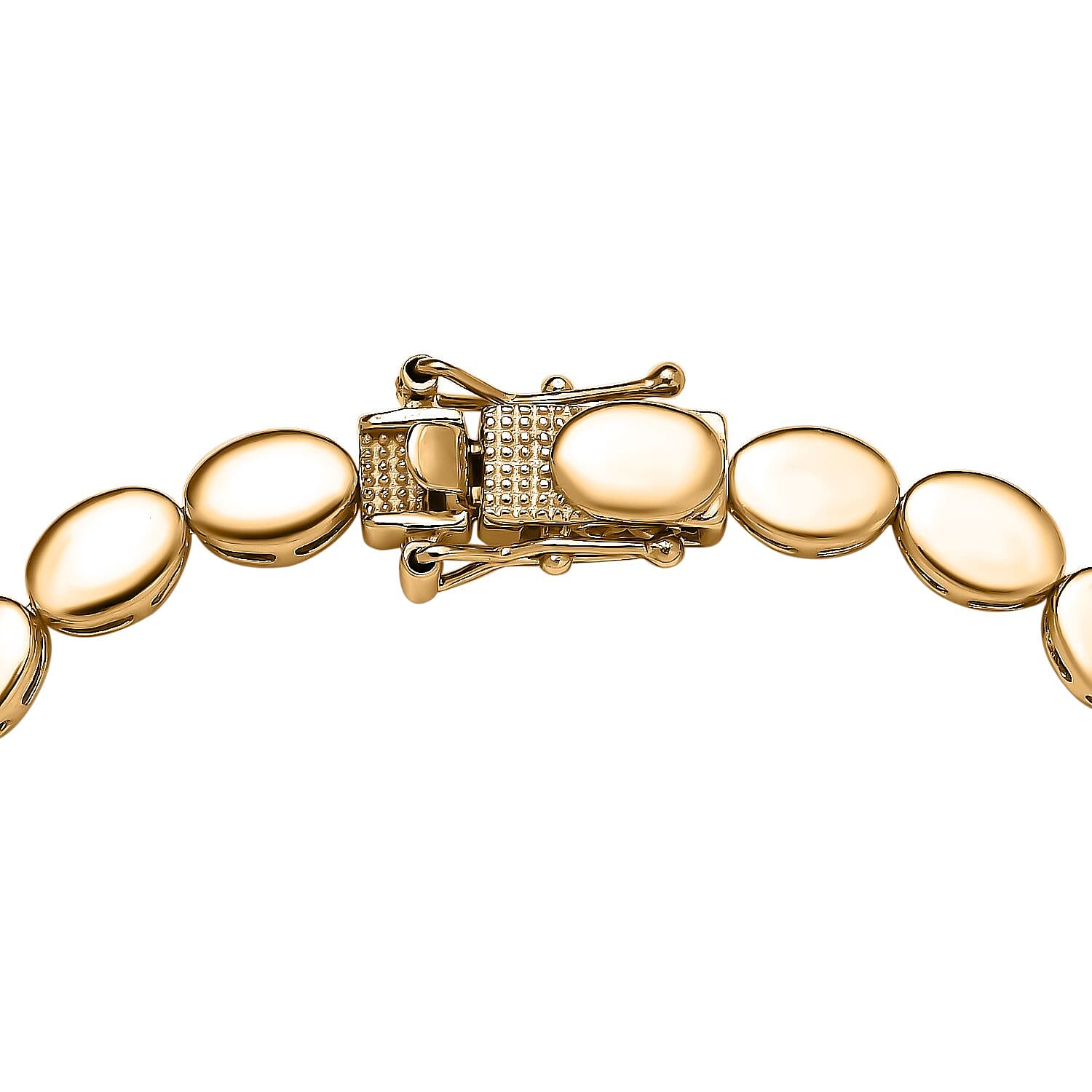 African Ruby Fancy 4.95 ctw Bracelet in Vermeil YG Over Sterling Silver (8.00 In)