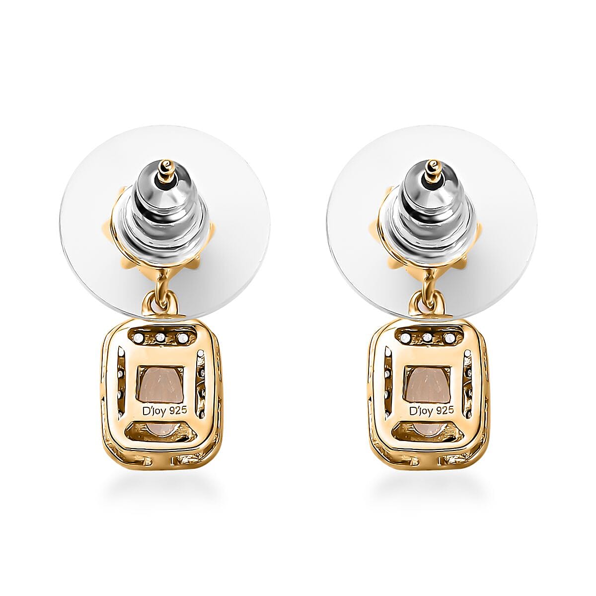AAA Turkizite and Multi Gemstone Dangle Earrings in Vermeil Yellow Gold Over Sterling Silver 1.60 ctw