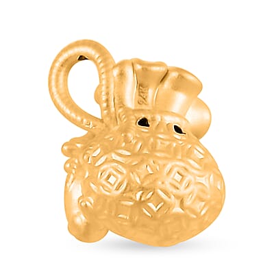 Electroform Lucky Bag Pendant in 24K Yellow Gold 1.22 Grams