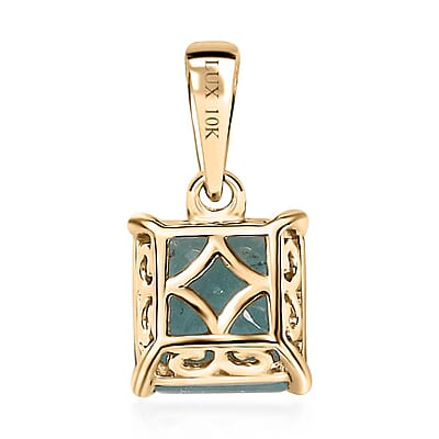 Luxoro 10K Yellow Gold Premium Grandidierite Solitaire Pendant without Chain 2.65 ctw
